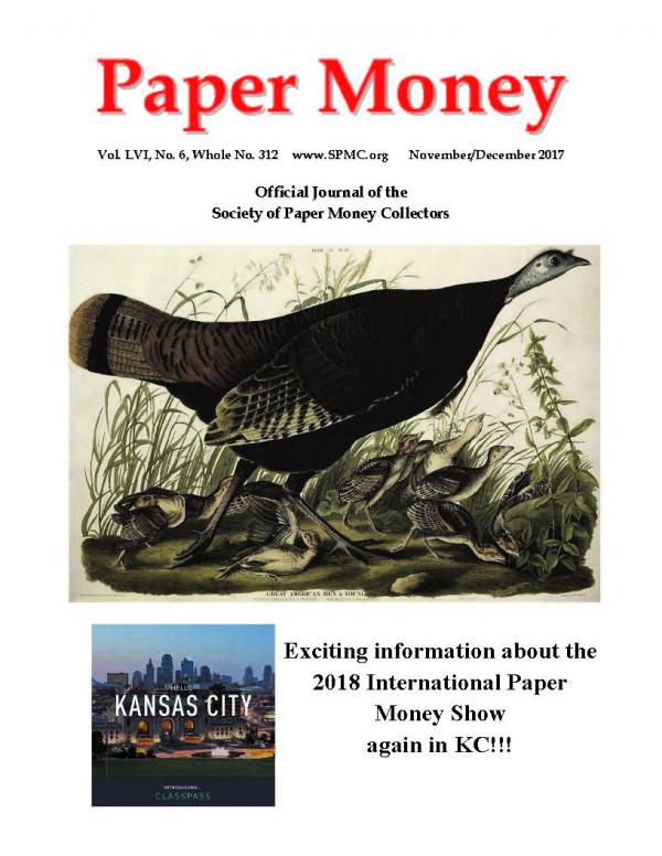 Paper Money - Vol. LVI, No. 6 - Whole No. 312 - November/December 